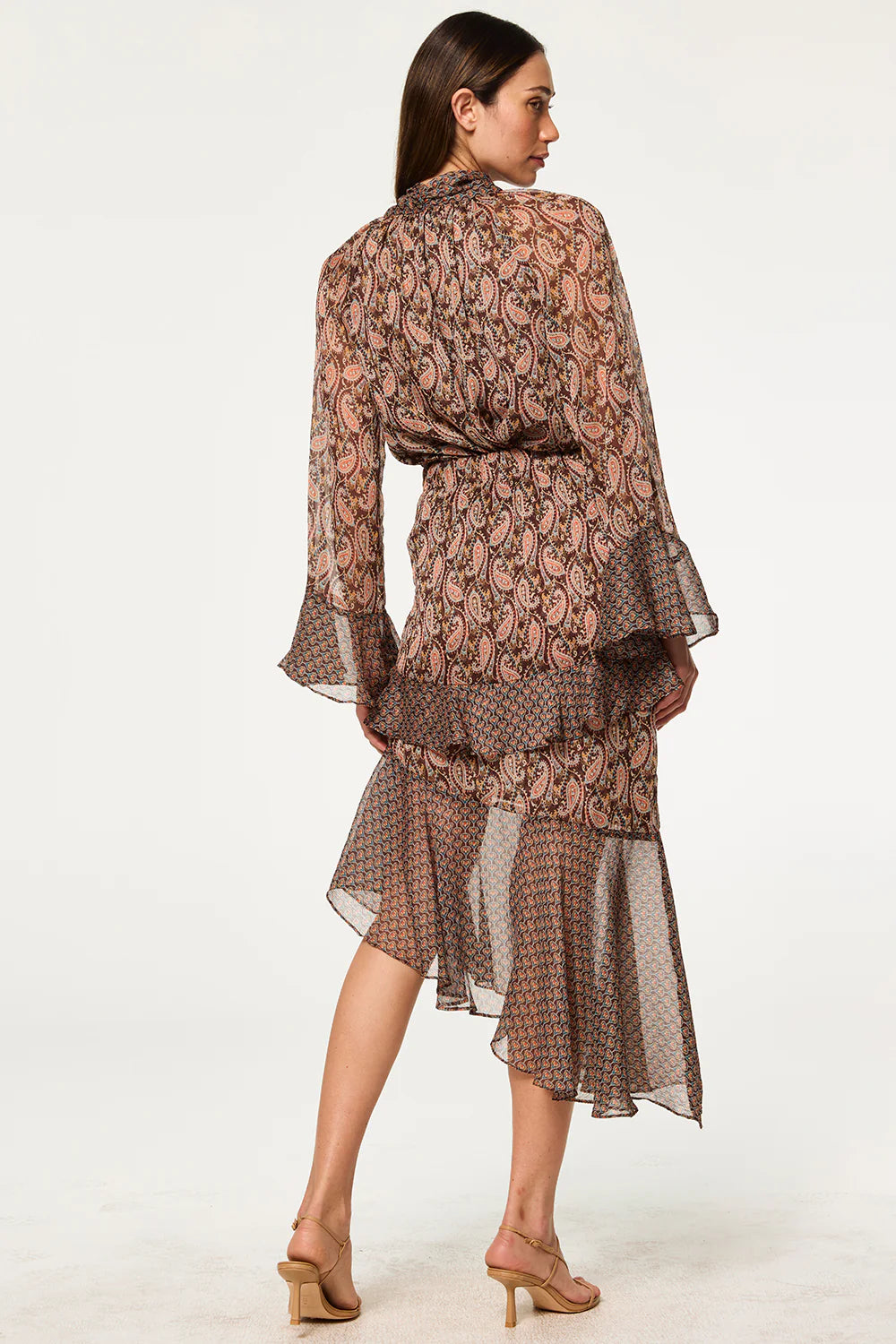 Maris Top - Brown Paisley Mix