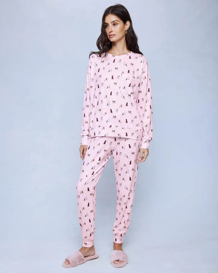 Marna Pillowsoft PJ Set - Cozy Canines