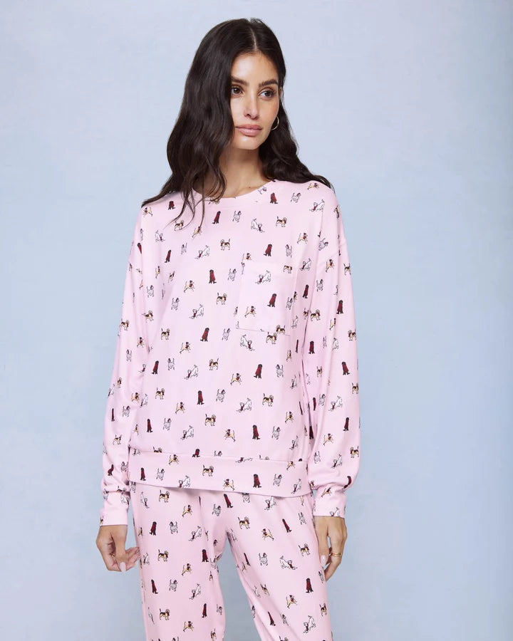 Marna Pillowsoft PJ Set - Cozy Canines