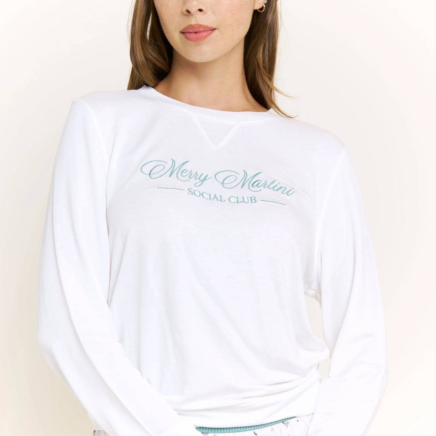 Sugar Sweetheart Shortie Set - Ivory Martinis