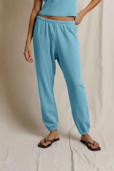 Johnny French Terry Easy Sweatpant - Milky Blue