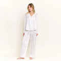 Forever Mine Long PJ Set - White