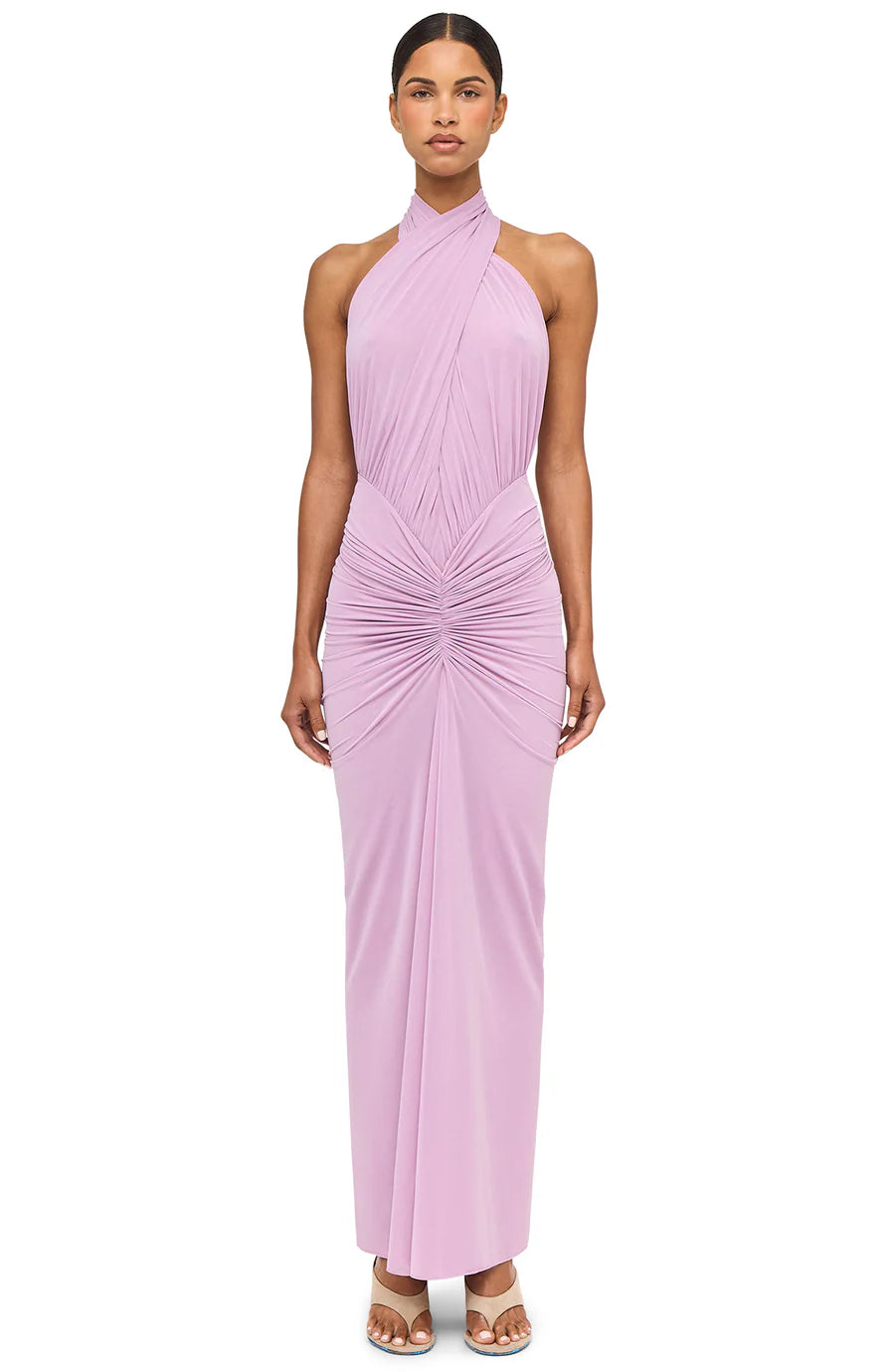 Monique Dress - Mauve Mist