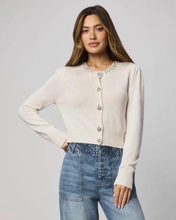 The Montana Cardigan - Pale Oak Heather