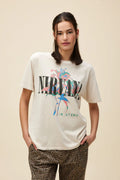 Nirvana Lilies Weekend Tee - Dirty White