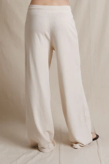 Noa French Terry Pant with Pockets - Sugar