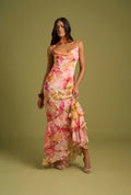 Nola Sash Maxi Dress - Pink