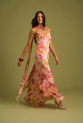 Nola Sash Maxi Dress - Pink