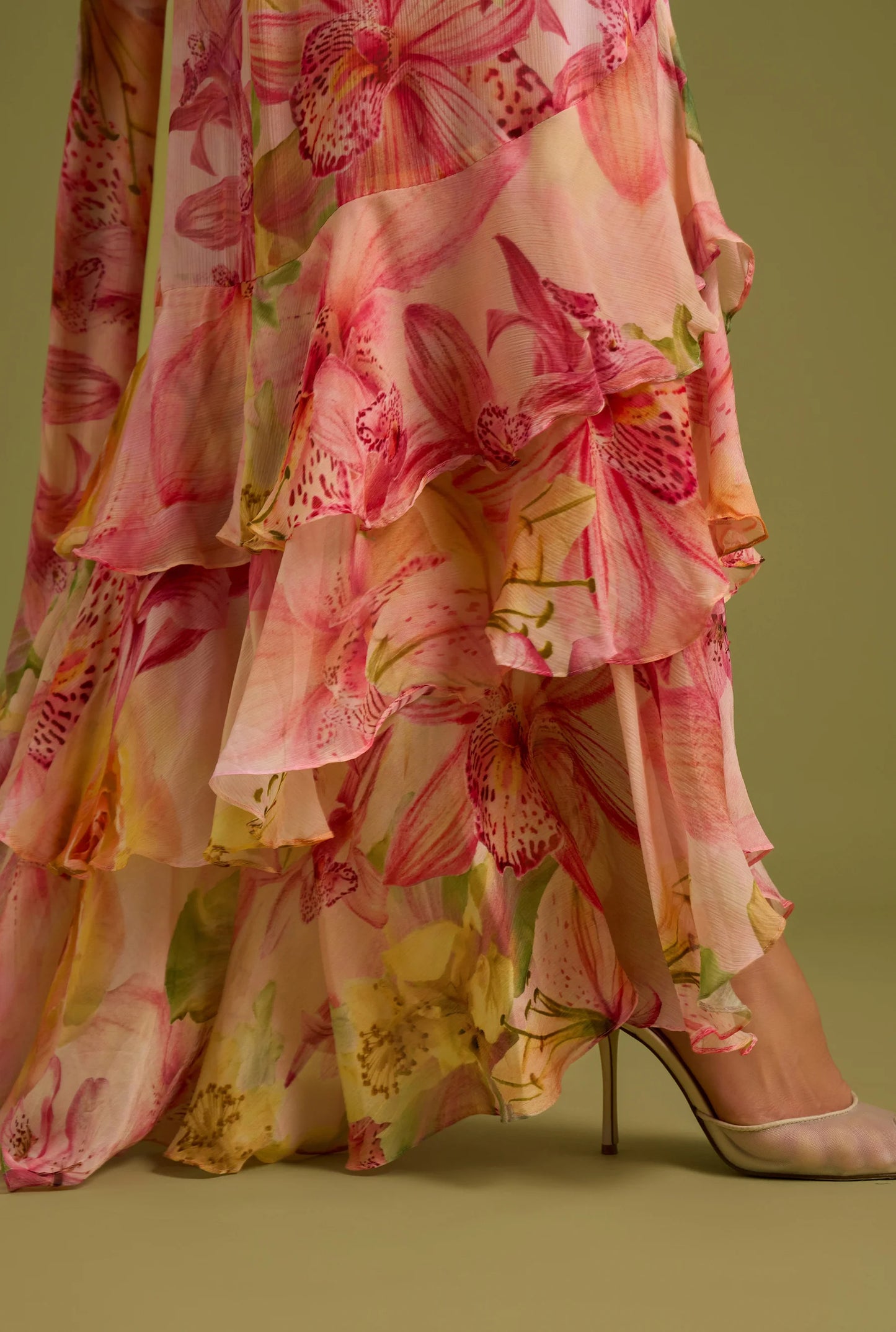 Nola Sash Maxi Dress - Pink