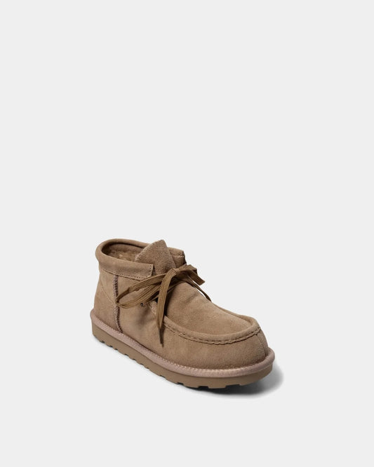 Babett Suede Teddy Boot - Nougat Brown