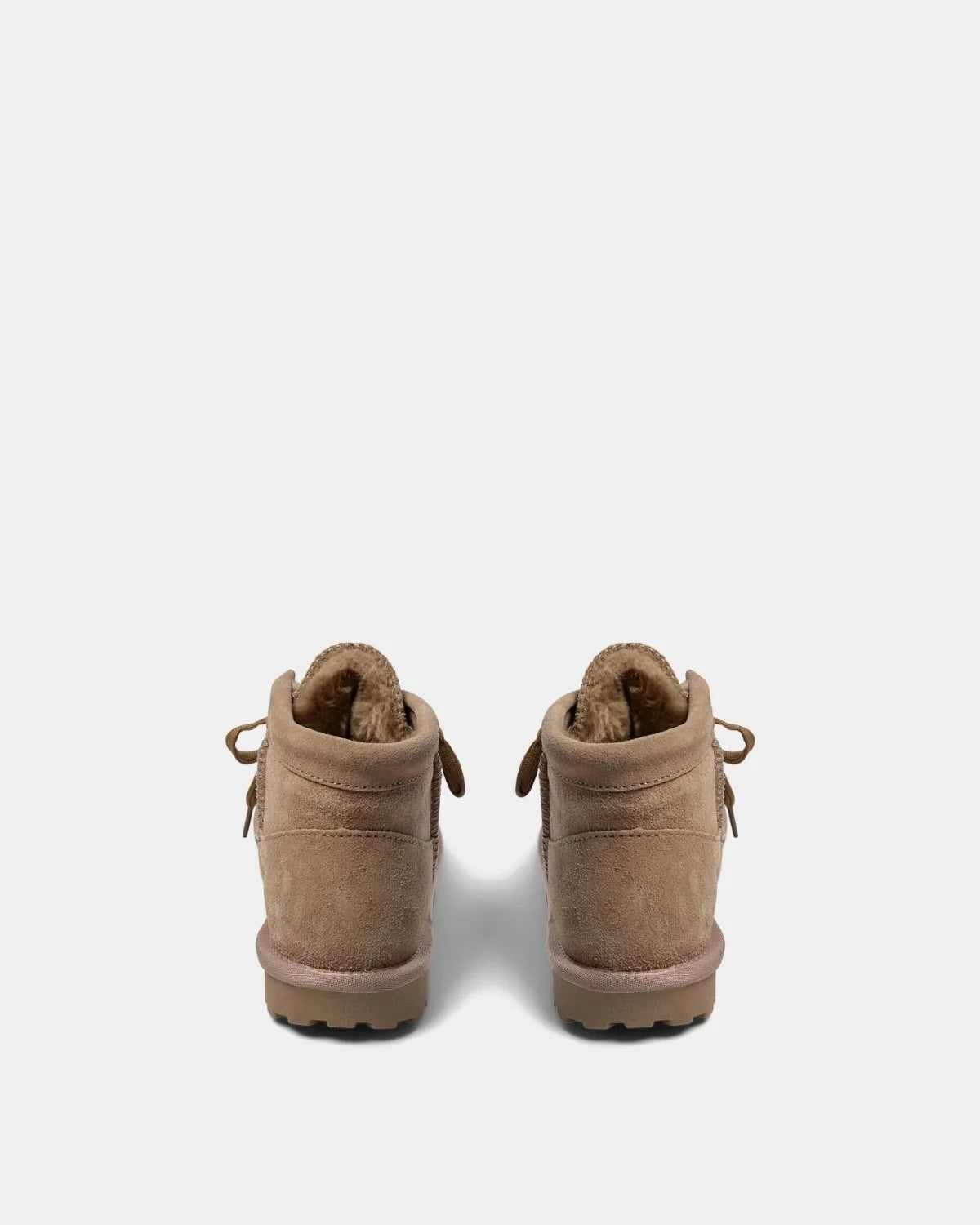 Babett Suede Teddy Boot - Nougat Brown