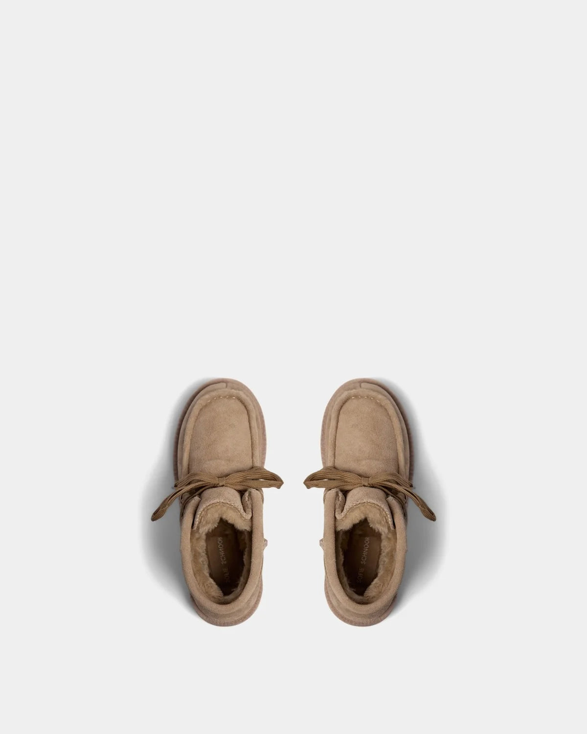 Babett Suede Teddy Boot - Nougat Brown