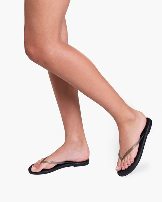 Aqua Flip Flops - Onyx