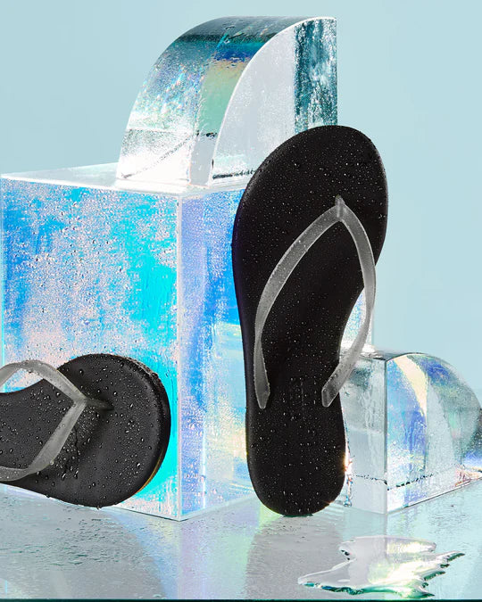 Aqua Flip Flops - Onyx