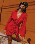 Las Palmas Dress - Flame