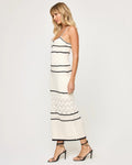 Isle of Palms Dress - Cream / Black