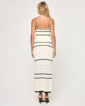 Isle of Palms Dress - Cream / Black