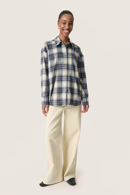 Pamala Shirt - Navy Checks