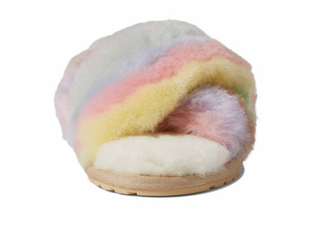Mayberry Rainbow Sheepskin Slipper - Pastel
