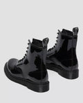 1460 Mono Patent Leather Lace Up Boots - Black Patent Leather