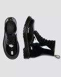 1460 Mono Patent Leather Lace Up Boots - Black Patent Leather