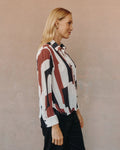 Pleated Button Down - Modern Art Print