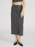 The Polka Dot Skirt - Black Multi