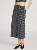 The Polka Dot Skirt - Black Multi