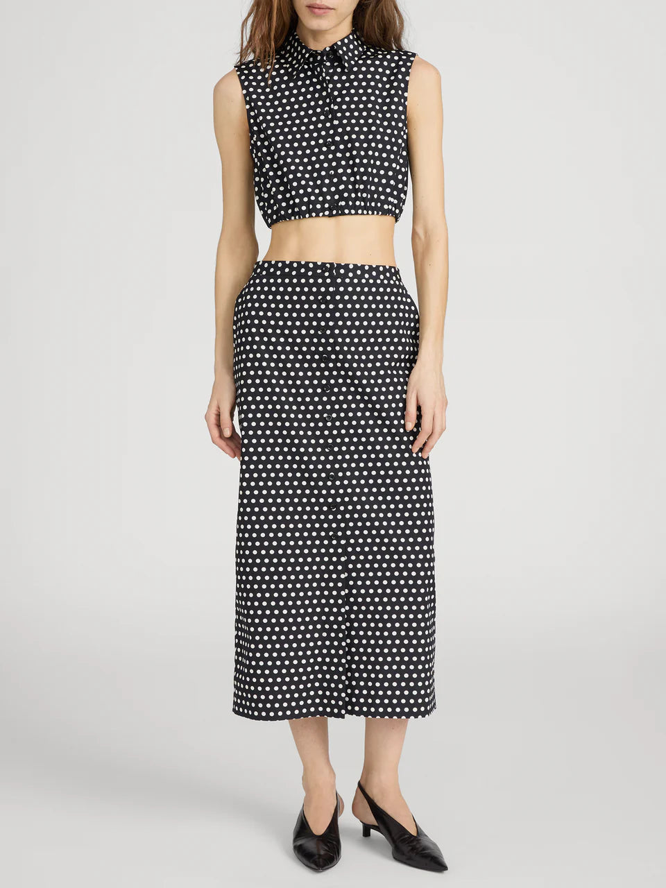 The Polka Dot Top - Black Multi