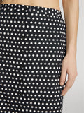 The Polka Dot Skirt - Black Multi
