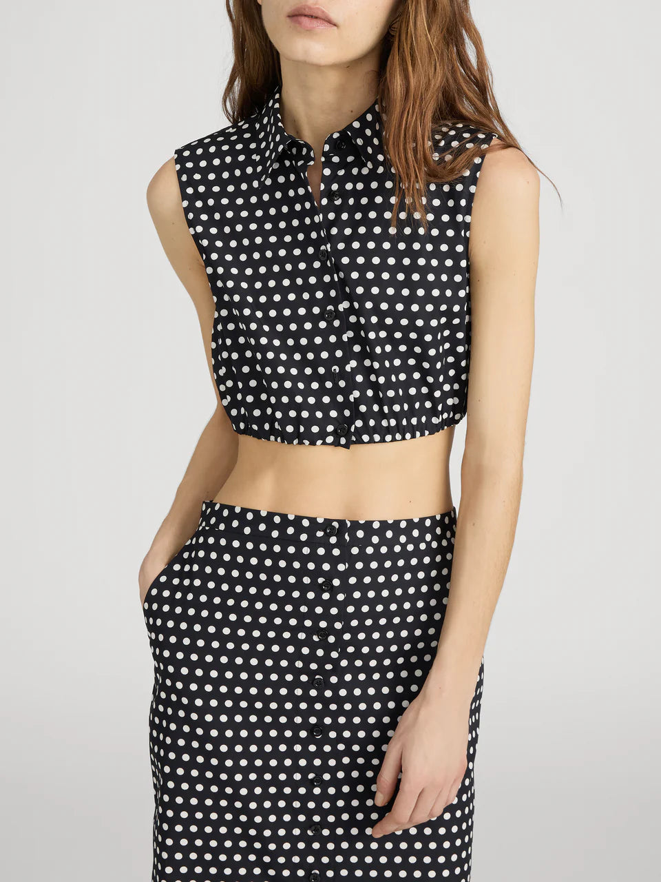 The Polka Dot Top - Black Multi
