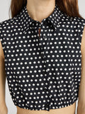 The Polka Dot Top - Black Multi