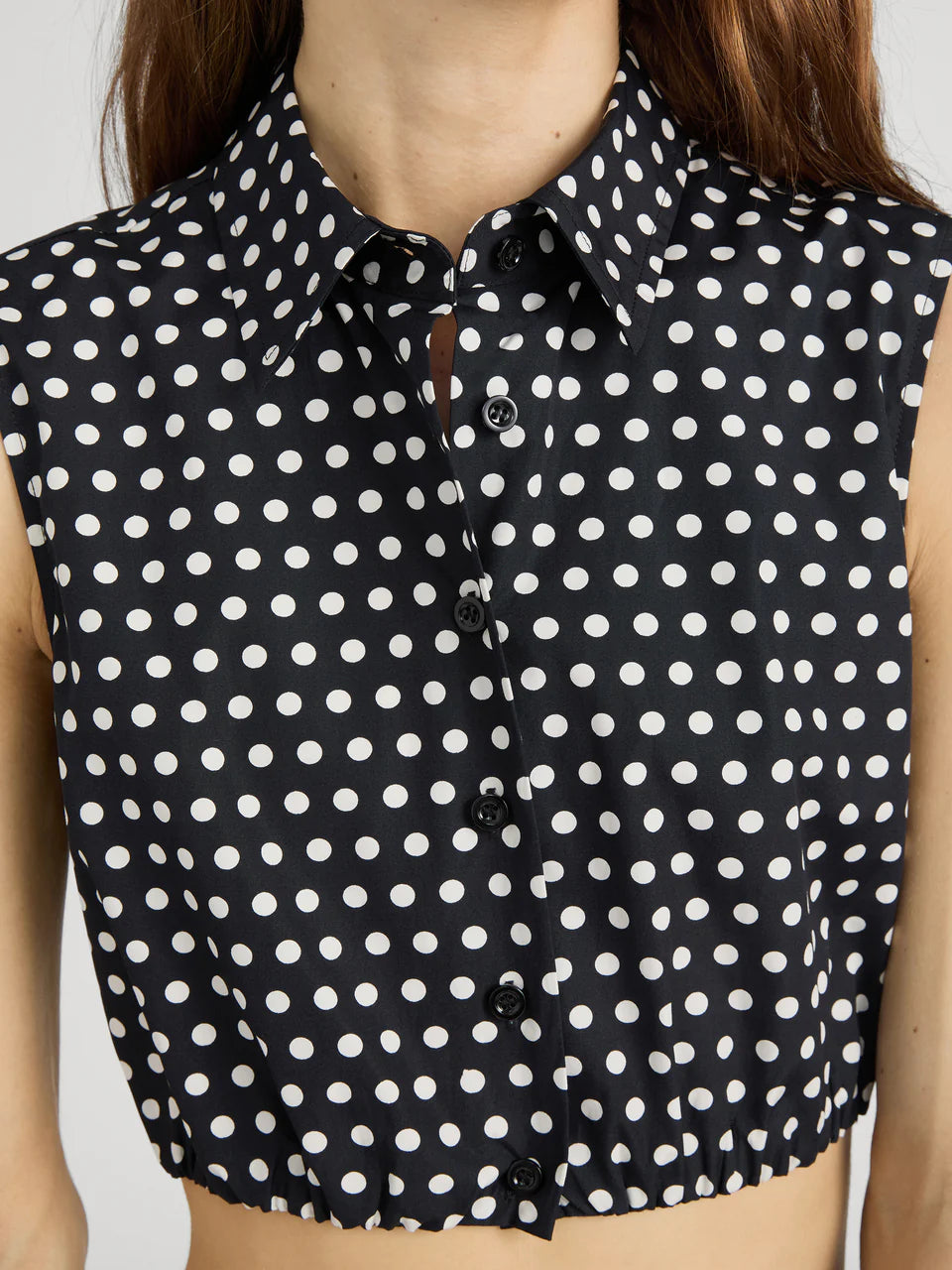 The Polka Dot Top - Black Multi