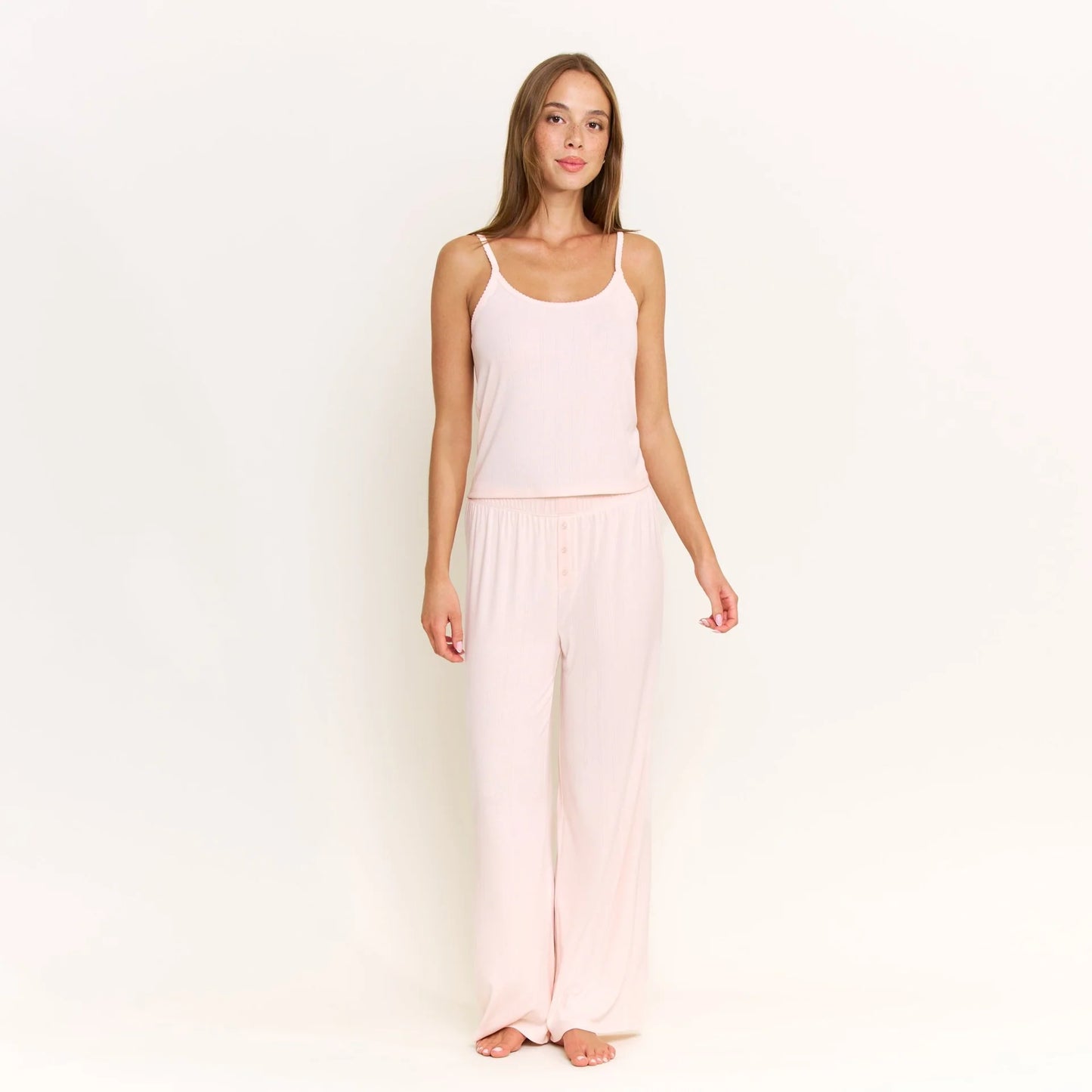 Blissful Cami Pant Set - Peach Sorbet