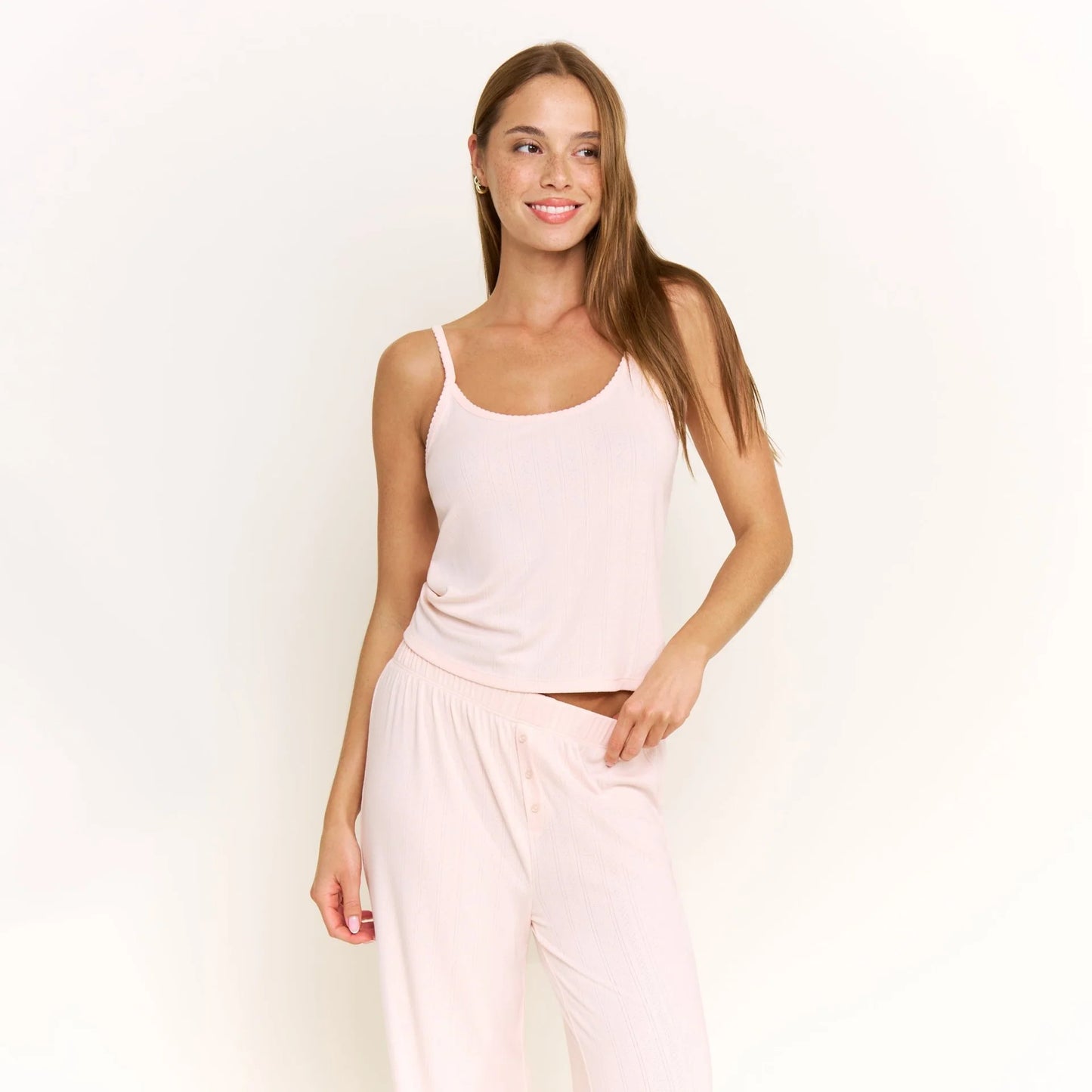 Blissful Cami Pant Set - Peach Sorbet