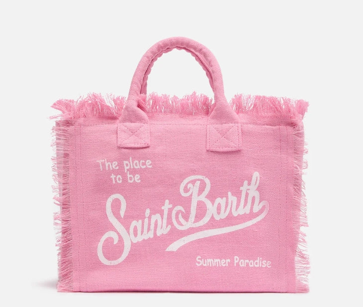 Linen Colette Bag - Pink