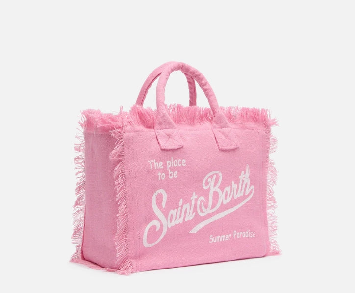 Linen Colette Bag - Pink