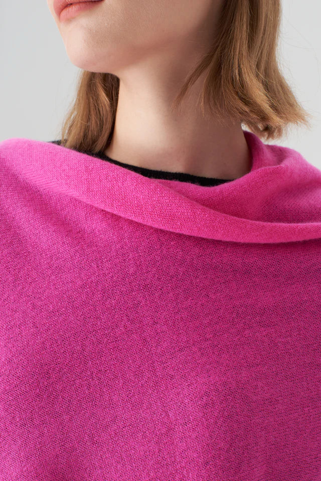 Cashmere Topper - Glow Pink