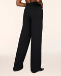 AirEssentials® Pintuck Wide Leg Pant - Very Black