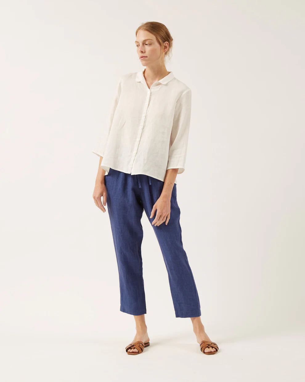 Pippa Linen Shirt - White
