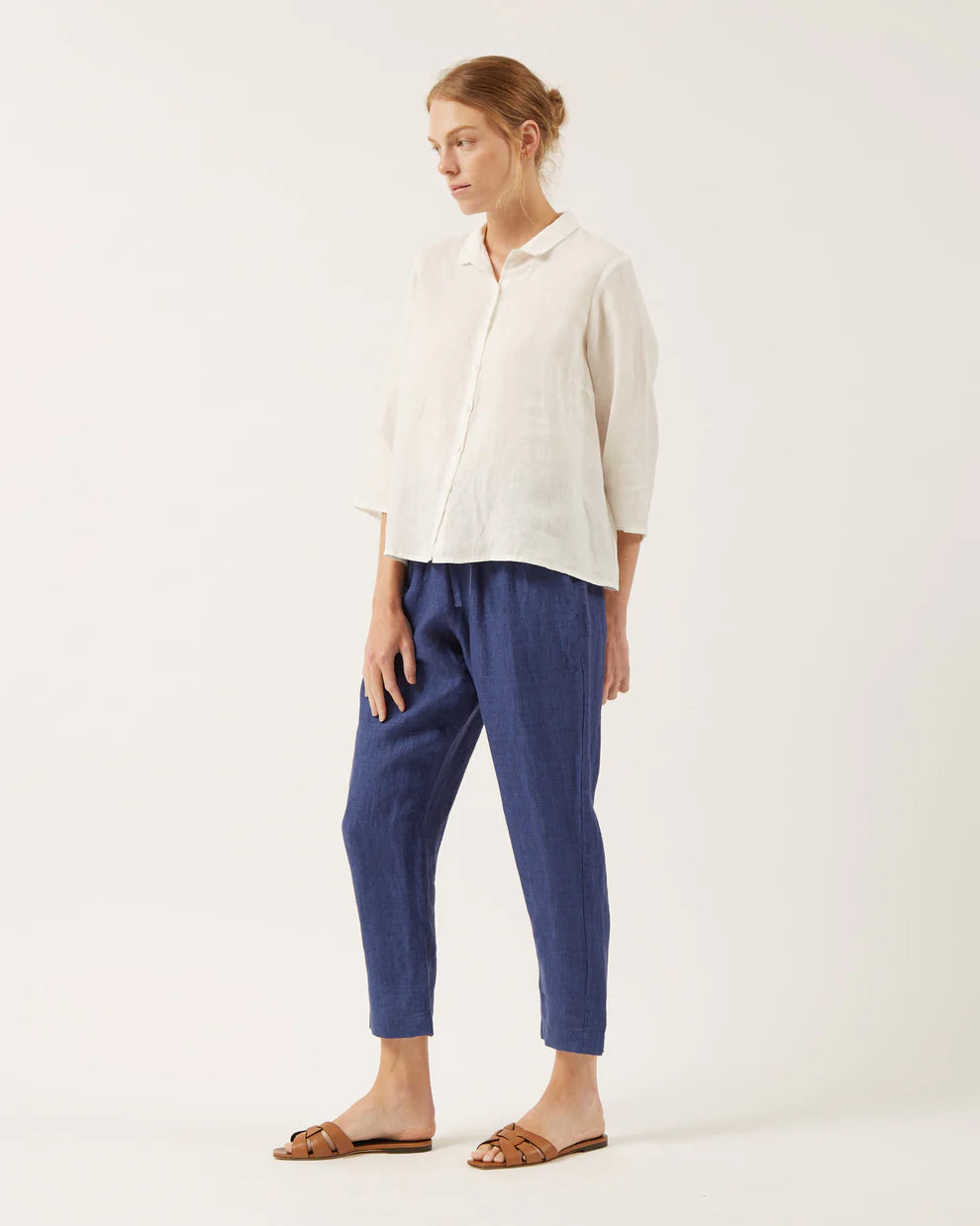 Pippa Linen Shirt - White