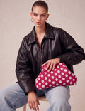 City Girl Pouch Polka Dot - Red