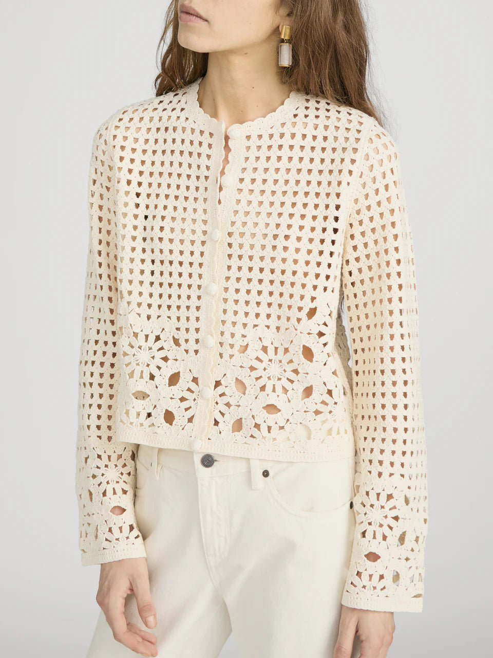 The Postcard Cardi - Cream