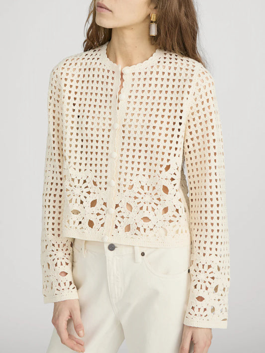 The Postcard Cardi - Cream