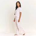 All American Tee Pant Set - Powdery Peach Butterflies