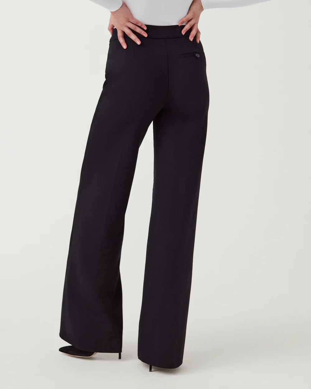 The Perfect Pant Wide Leg - Classic Black