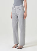 Criss Cross Upsized Jean - Rain