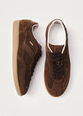Rife Chocolate Brown Leather Sneakers