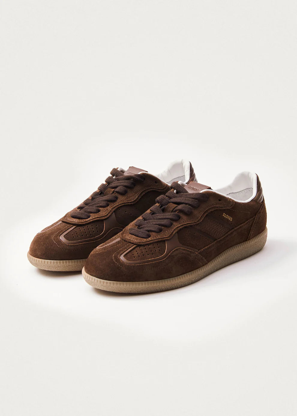 Rife Chocolate Brown Leather Sneakers