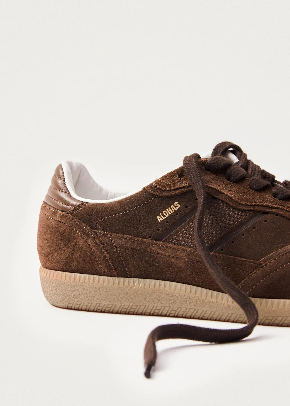 Rife Chocolate Brown Leather Sneakers